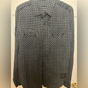 Affliction Black Long Sleeve Men’s Shirt